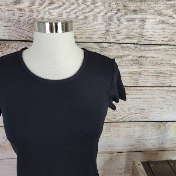 NWT LOFT‎ Plaid Black Short Sleeve Dress 2 - Picture 7 of 7